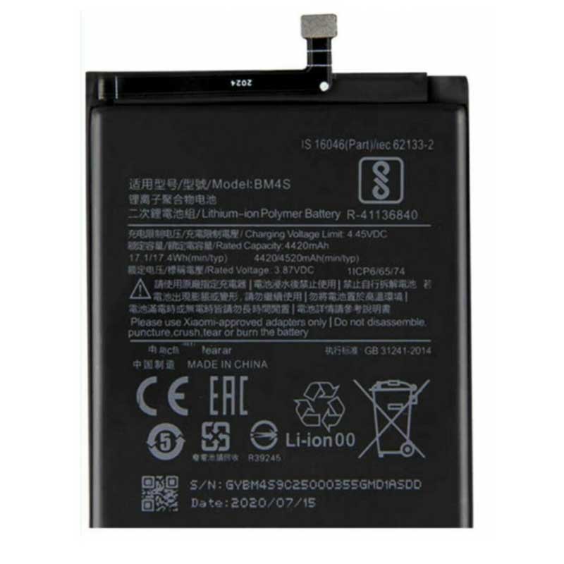 Bateria Xiaomi Redmi 10X BM4S