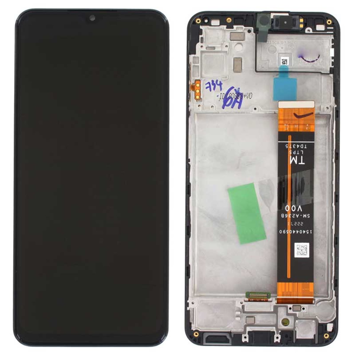 Pantalla original Samsung Galaxy A23 5G A236 Service Pack Negra