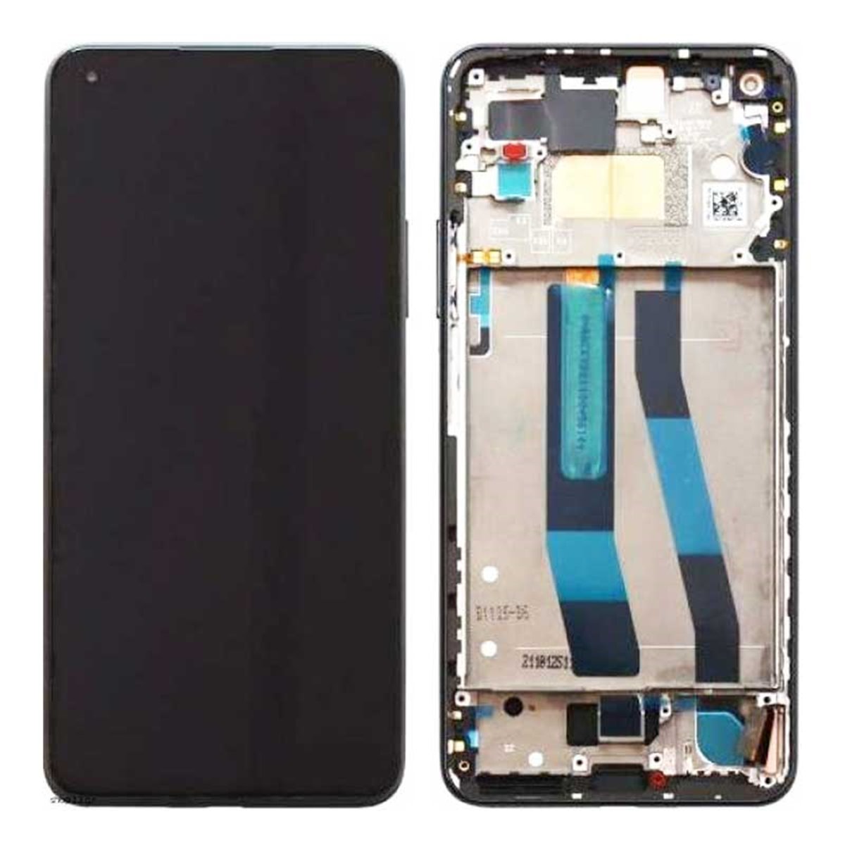 Pantalla original Xiaomi Mi 11 Lite 5G NE Service Pack Negra
