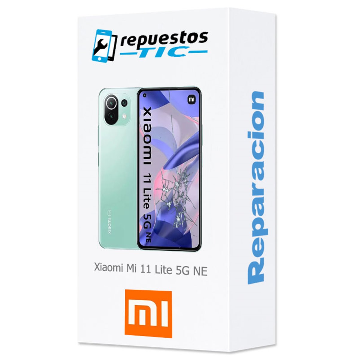 Cambio pantalla Xiaomi Mi 11 Lite 5G NE original AMOLED LCD + tactil Negra