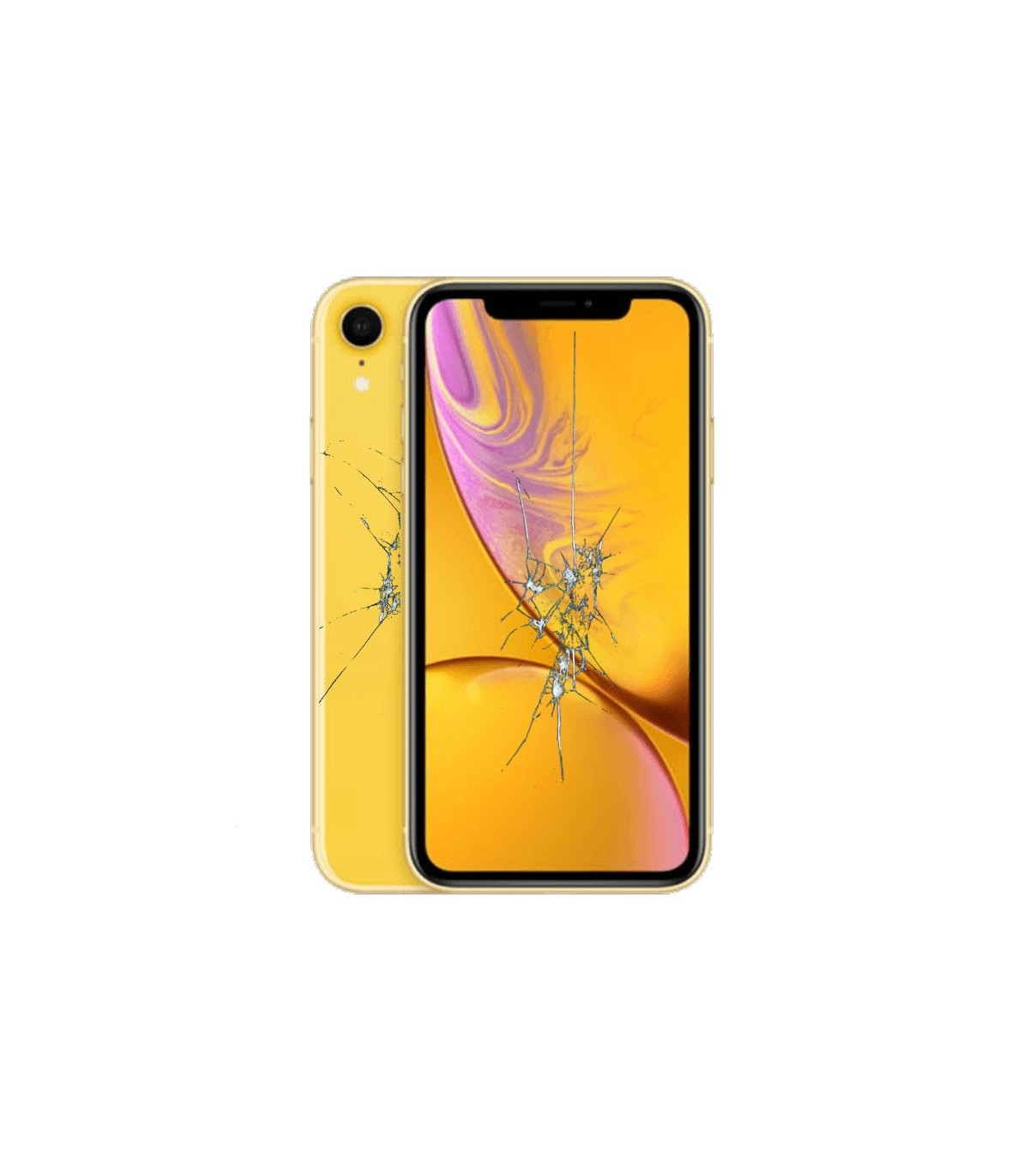 Reparacion Pantalla completa +  tapa trasera iPhone Xr