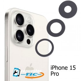Set Lentes Camara trasera iPhone 15 Pro