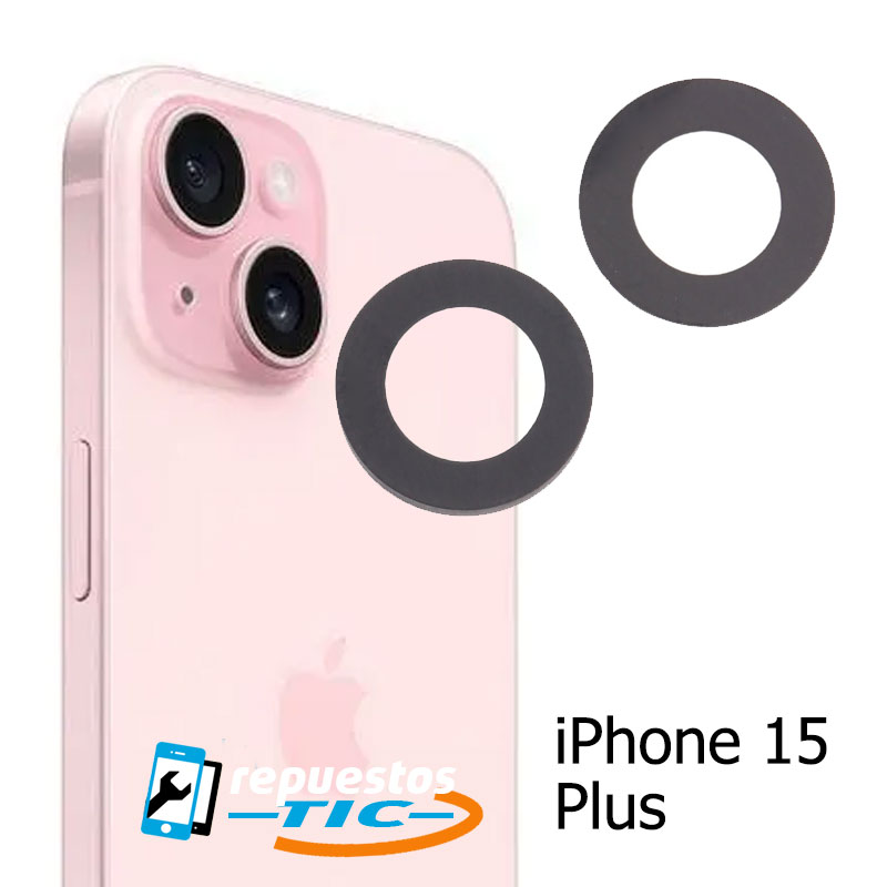 Set Lentes Camara trasera iPhone 15 Plus