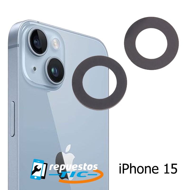 Set Lentes Camara trasera iPhone 15