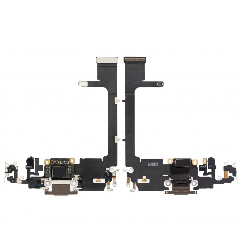 Modulo conetor de carrega e micro iPhone 11 Pro Oro (con placa IC)