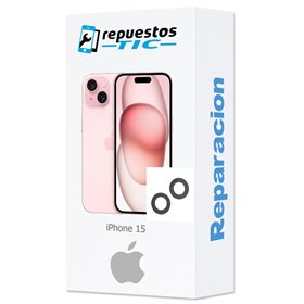Cambio lente de camara trasera iPhone 15