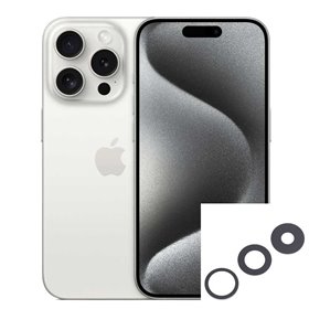 Cambio lente (cristal) de camara trasera iPhone 15 Pro