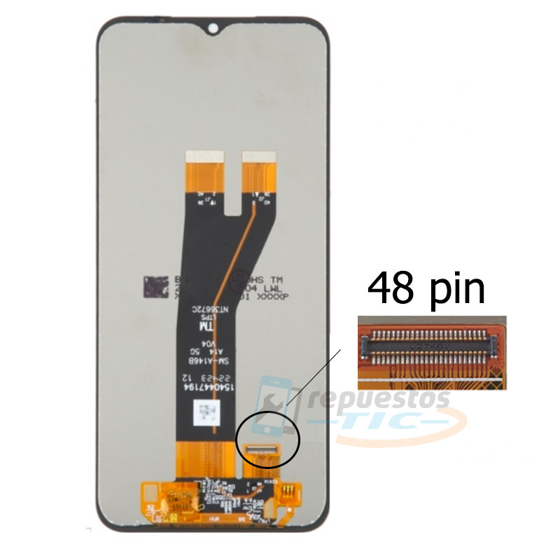 Pantalla Samsung Galaxy A14 5G A146B completa LCD + tactil (48 pines)