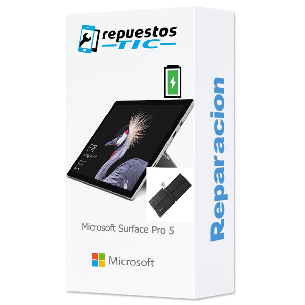 Cambio Bateria Microsoft Surface Pro 5 