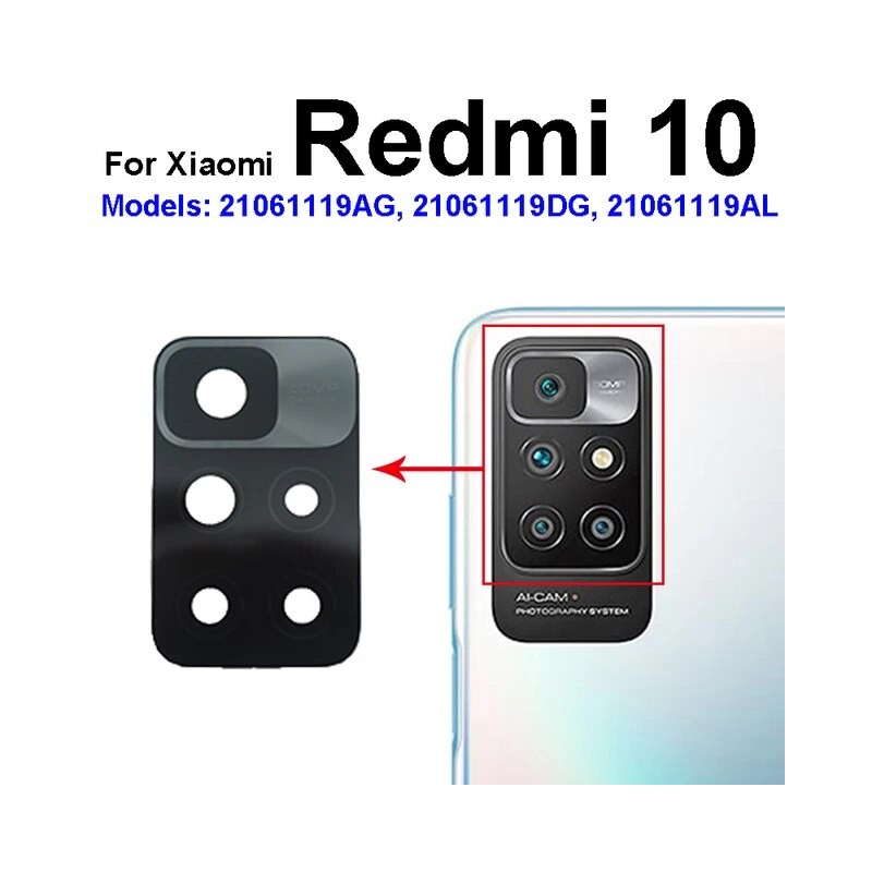 Reparacion cambio de Lente Camara trasera Xiaomi Redmi 10 2022