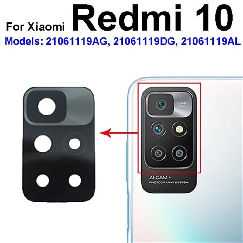 Reparacion cambio de Lente Camara trasera Xiaomi Redmi 10 2022
