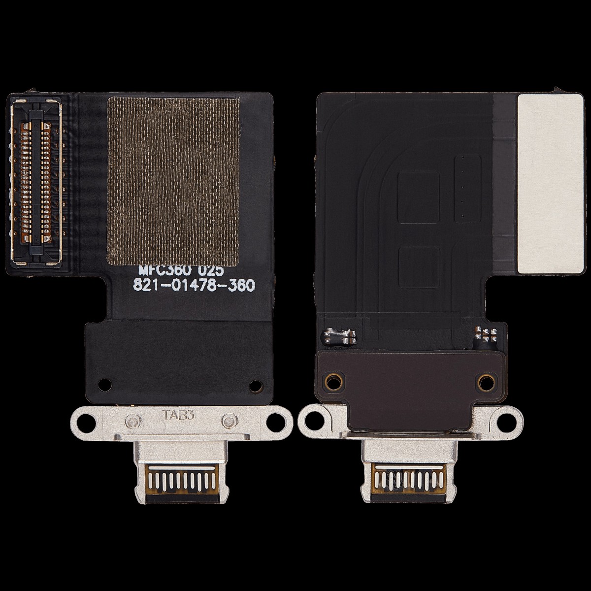 Conector de carga iPad Pro 11 2018 (A1980 A2013 A1934 A1979) Negro