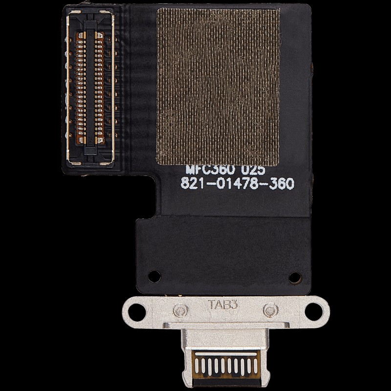 Conector de carga iPad Pro 11 2018 (A1980 A2013 A1934 A1979) Negro