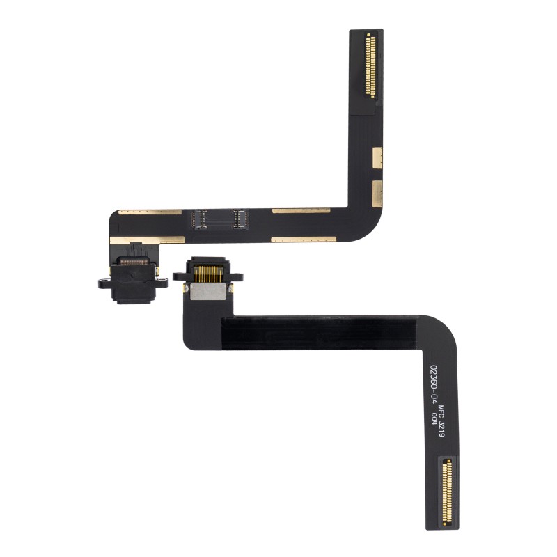 Flex de carga IPad 7 2019 Ipad 10.2 2020/Ipad 10.2 / IPad 8 2020 A2197 A2198 A2200/Ipad 2019 /Ipad 10.2 / A2270 Negro