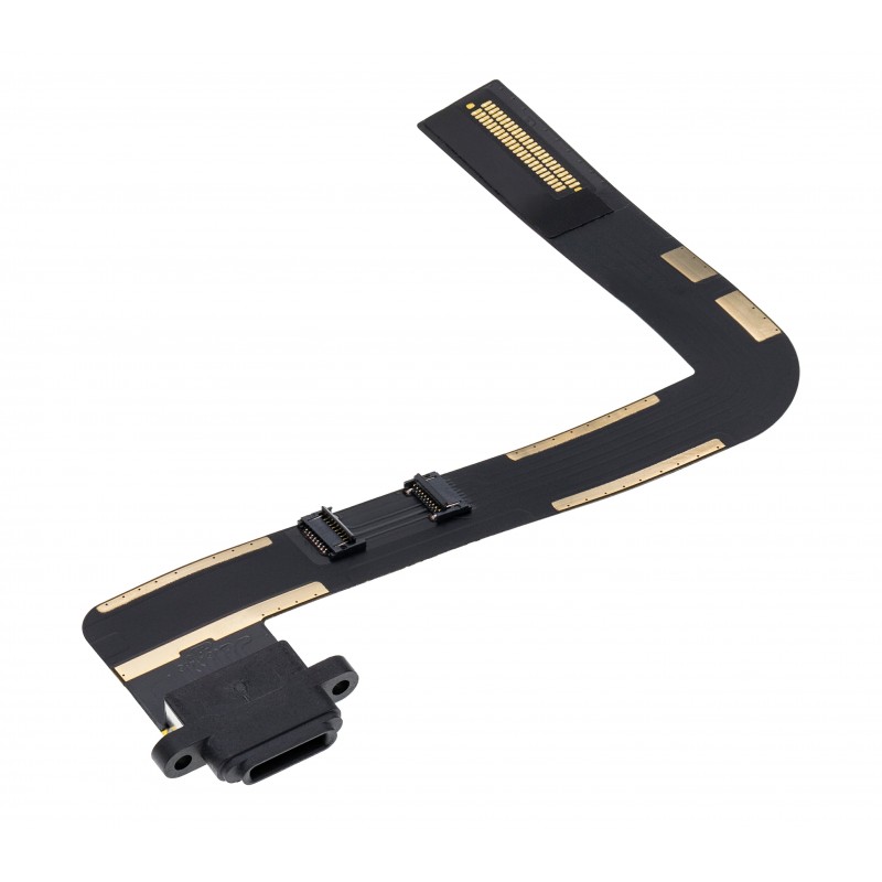 Flex de carga IPad 7 2019 Ipad 10.2 2020/Ipad 10.2 / IPad 8 2020 A2197 A2198 A2200/Ipad 2019 /Ipad 10.2 / A2270 Negro