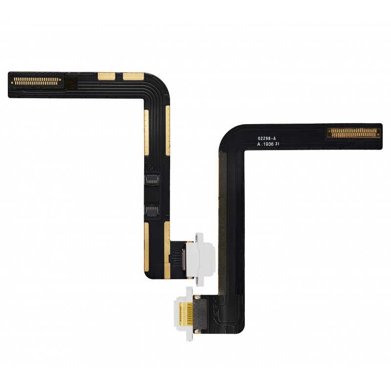 Flex de carga IPad 7 2019 Ipad 10.2 2020/Ipad 10.2 / IPad 8 2020 A2197 A2198 A2200/Ipad 2019 /Ipad 10.2 / A2270 Blanco