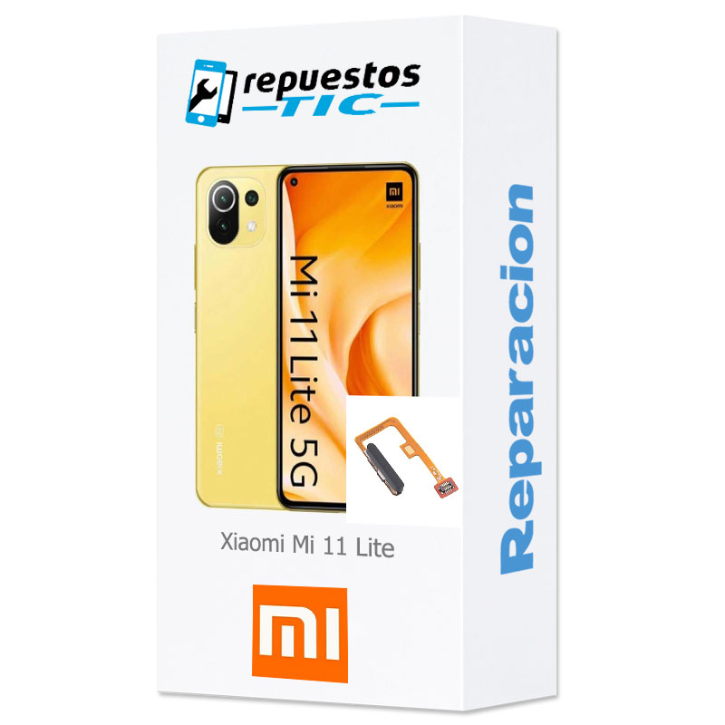 Cambio Flex Boton home y lector de huellas digital Xiaomi Mi 11 lite 