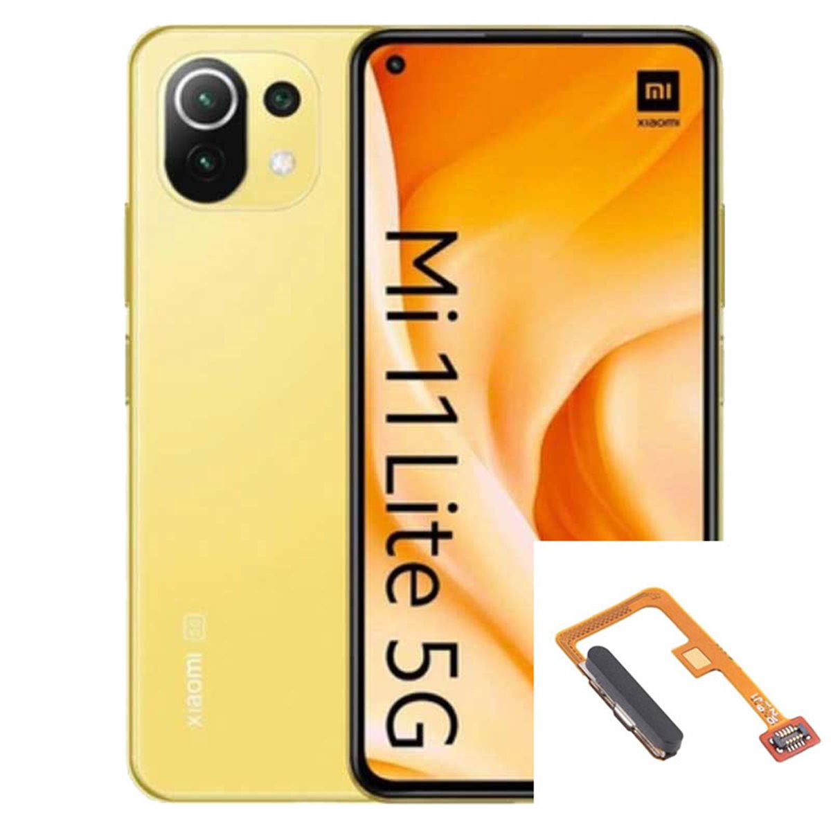 Cambio Flex Boton home y lector de huellas digital Xiaomi Mi 11 lite 