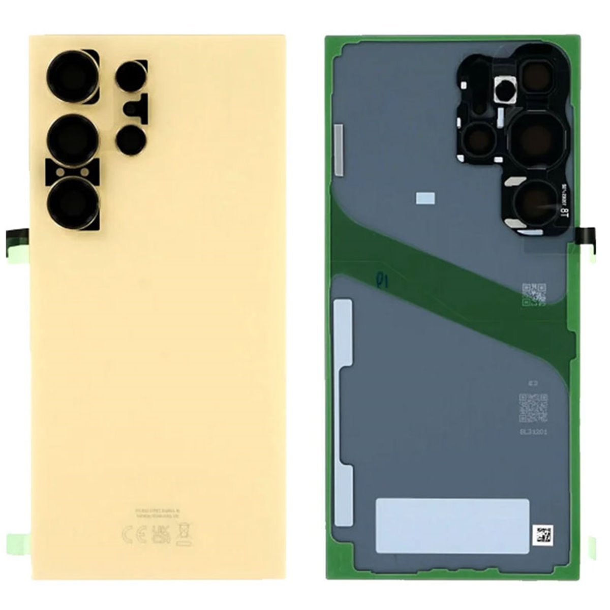 Tapa trasera original Samsung Galaxy S24 Ultra S928 Amarillo