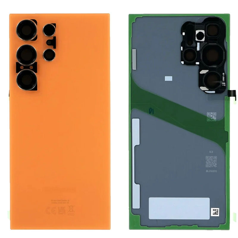 Tapa trasera original Samsung Galaxy S24 Ultra S928 Naranja