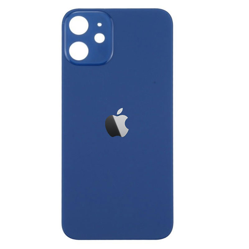 Tapa trasera iPhone 12 Azul (facil instalacion)