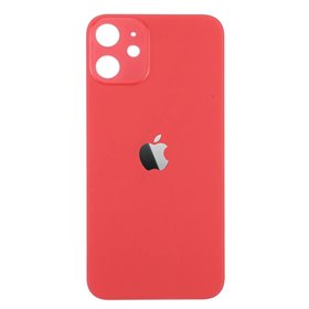 Tapa trasera iPhone 12 Rojo (facil instalacion)