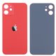Tapa trasera iPhone 12 Rojo (facil instalacion)