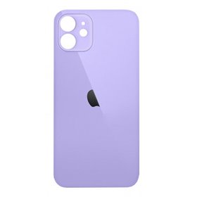 Tapa trasera iPhone 12 purpura (facil instalacion)