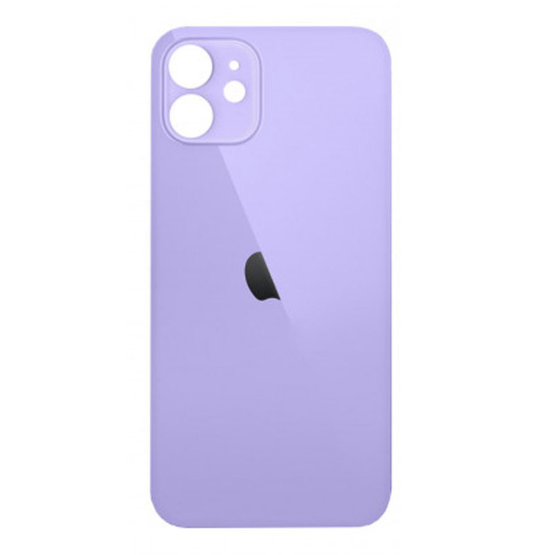 Tapa trasera iPhone 12 purpura (facil instalacion)