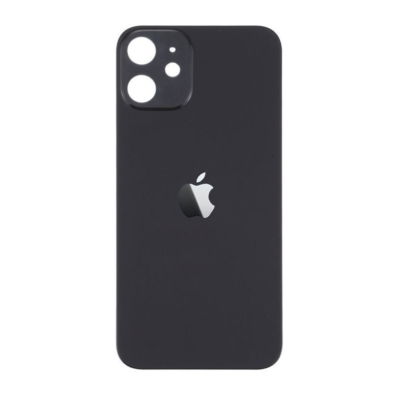 Tapa trasera iPhone 12 Mini Negro (facil instalacion)
