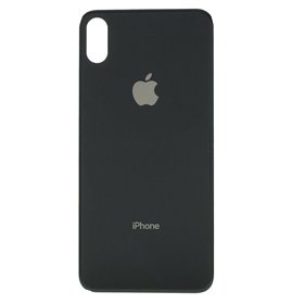 Tapa trasera iPhone Xs Max Negra (facil instalacion)