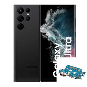 Cambio Modulo conector de carga y micro original Samsung Galaxy S22 Ultra 5G S908