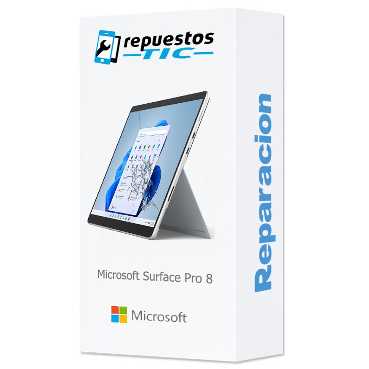 Cambio Pantalla Microsoft Surface Pro 8 completa LCD + tactil 