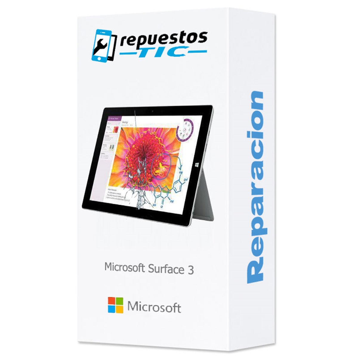 Cambio Pantalla Microsoft Surface 3 completa LCD + tactil 