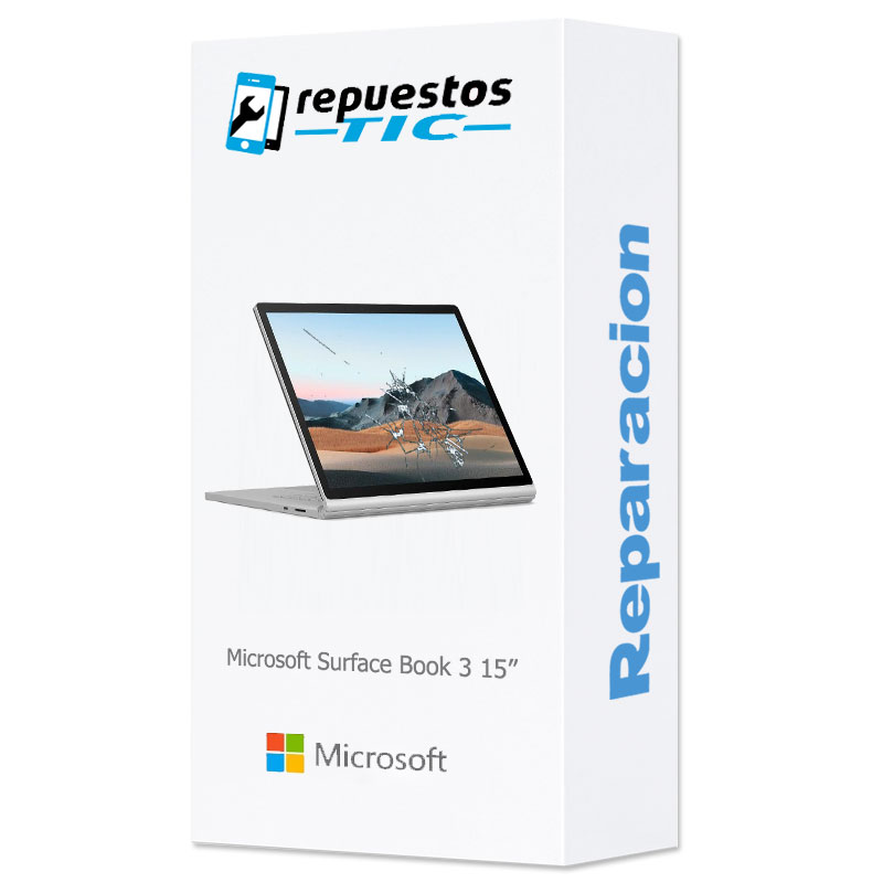 Cambio Pantalla Microsoft Surface Book 3 15" completa LCD + tactil 