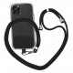 Funda protectora silicona transparente con cordon iPhone Xs Max