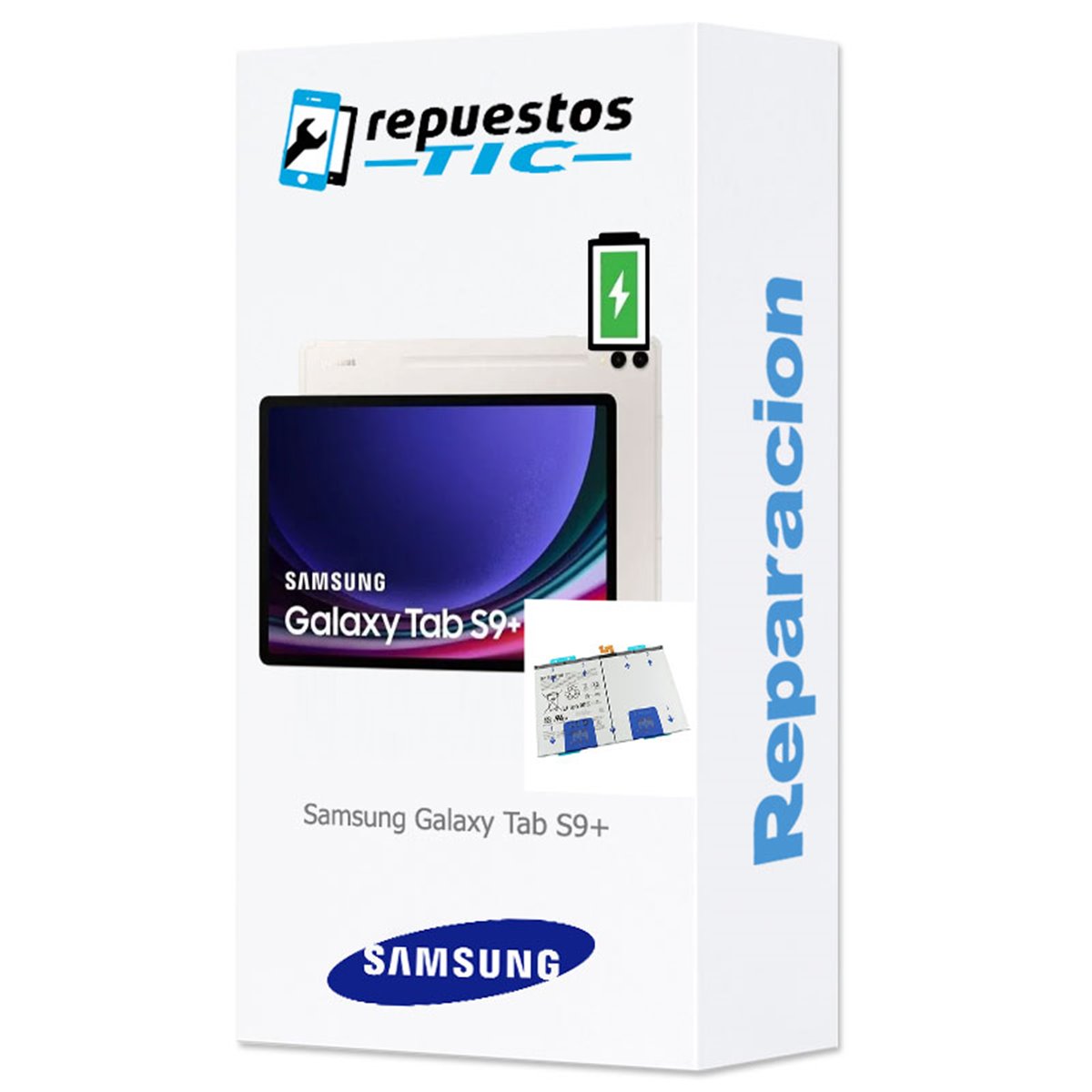 Cambio bateria original Samsung Galaxy Tab S9+ 12.4" (2023) (SM-X810, SM-X816) Service Pack 