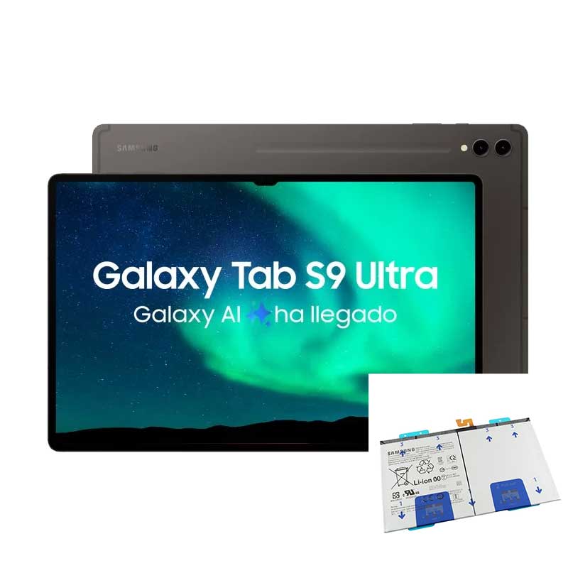 Cambio bateria original Samsung Galaxy Tab S9 Ultra 14.6" (2023) (SM-X910, SM-X916, SM-X918) Service Pack 