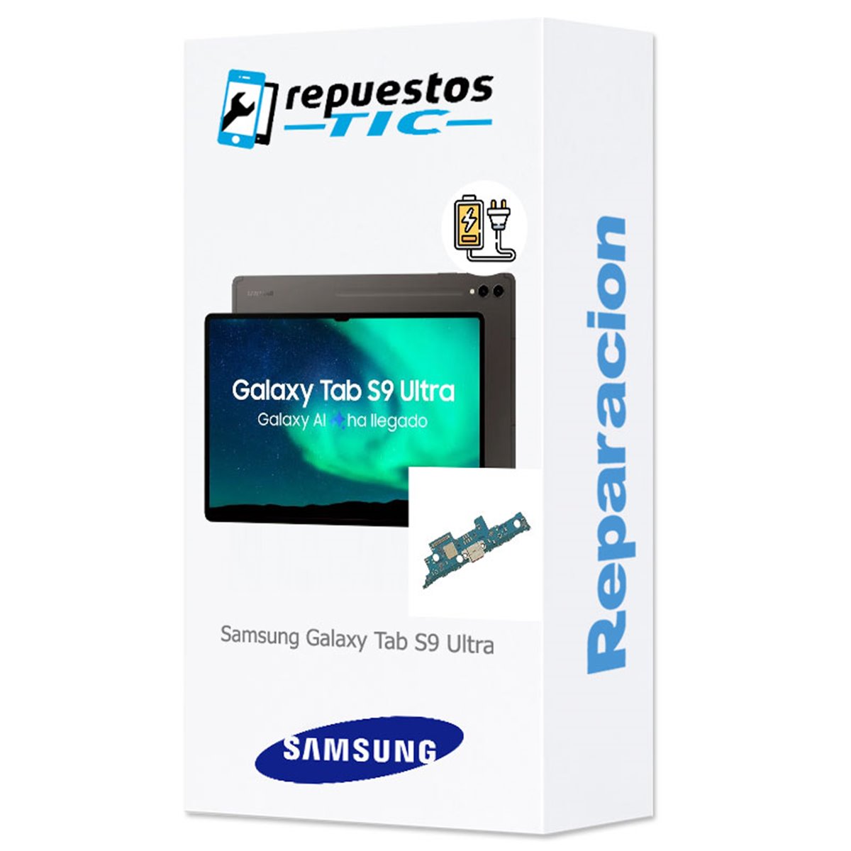 Cambio de conector de carga Samsung Galaxy Tab S9 Ultra 14.6" (2023) (SM-X910, SM-X916, SM-X918) 