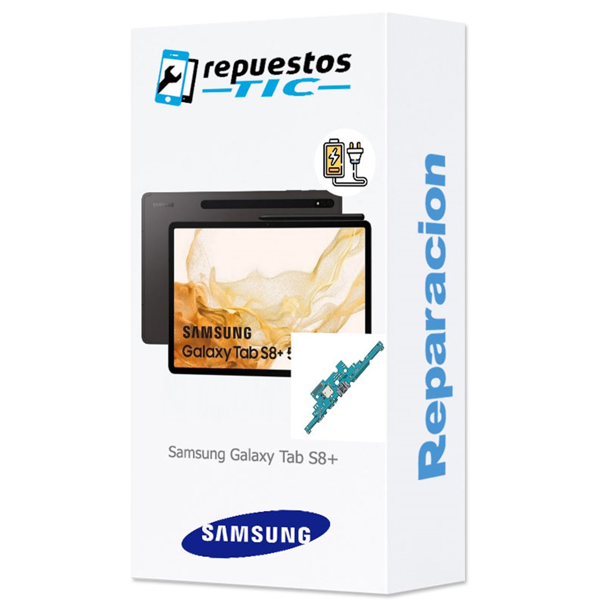 Cambio de conector de carga Samsung Galaxy Tab S8+ 12.4" (2022) (SM-X800, SM-X806) 