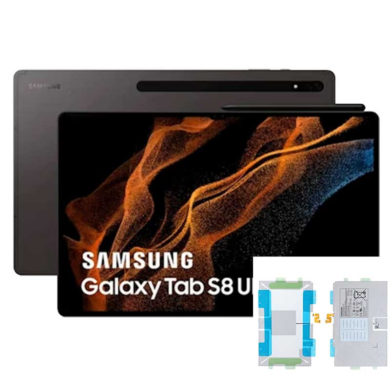 Cambio bateria original Samsung Galaxy Tab S8 Ultra 14.6" (2022) (SM-X900, SM-X906) Service Pack 