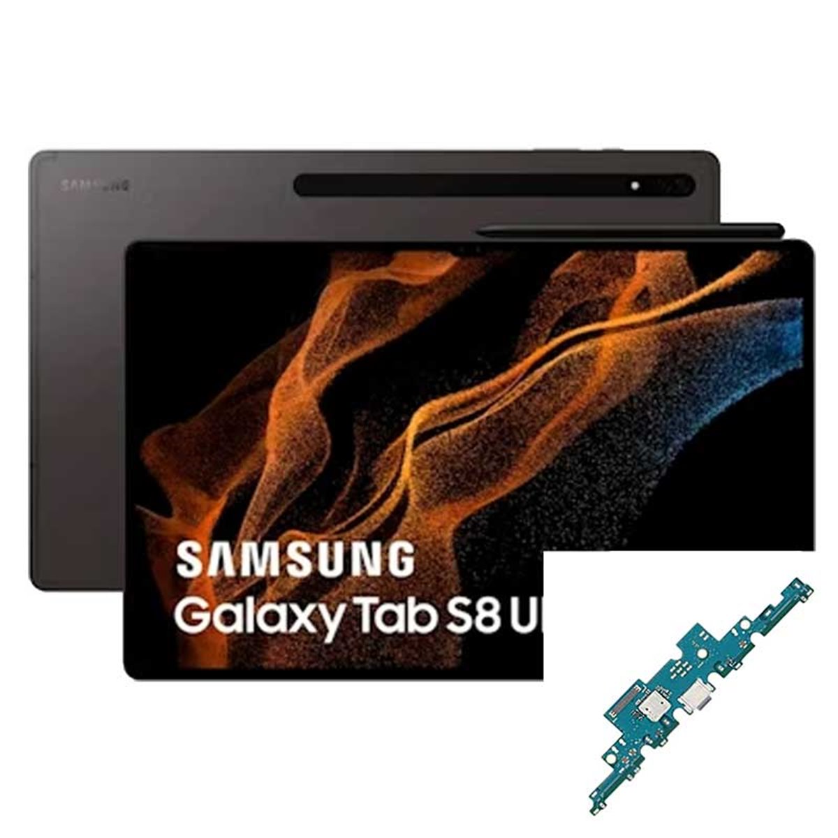 Cambio de conector de carga Samsung Galaxy Tab S8 Ultra 14.6" (2022) (SM-X900, SM-X906) 