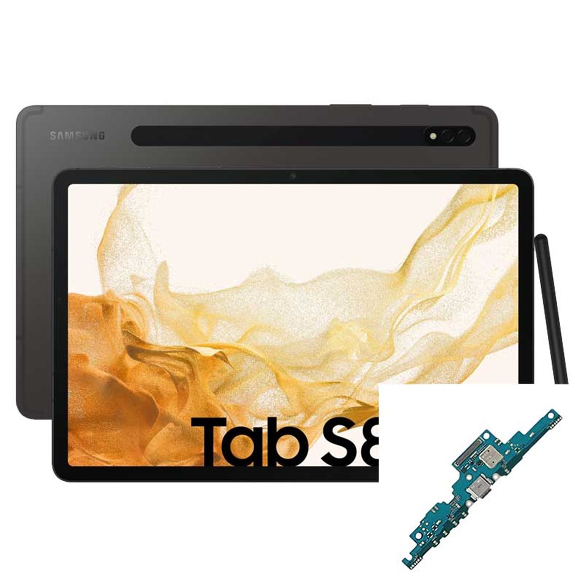 Cambio Cambio de conector de carga Samsung Galaxy Tab S8 11" (2022) (SM-X700, SM-X706) 