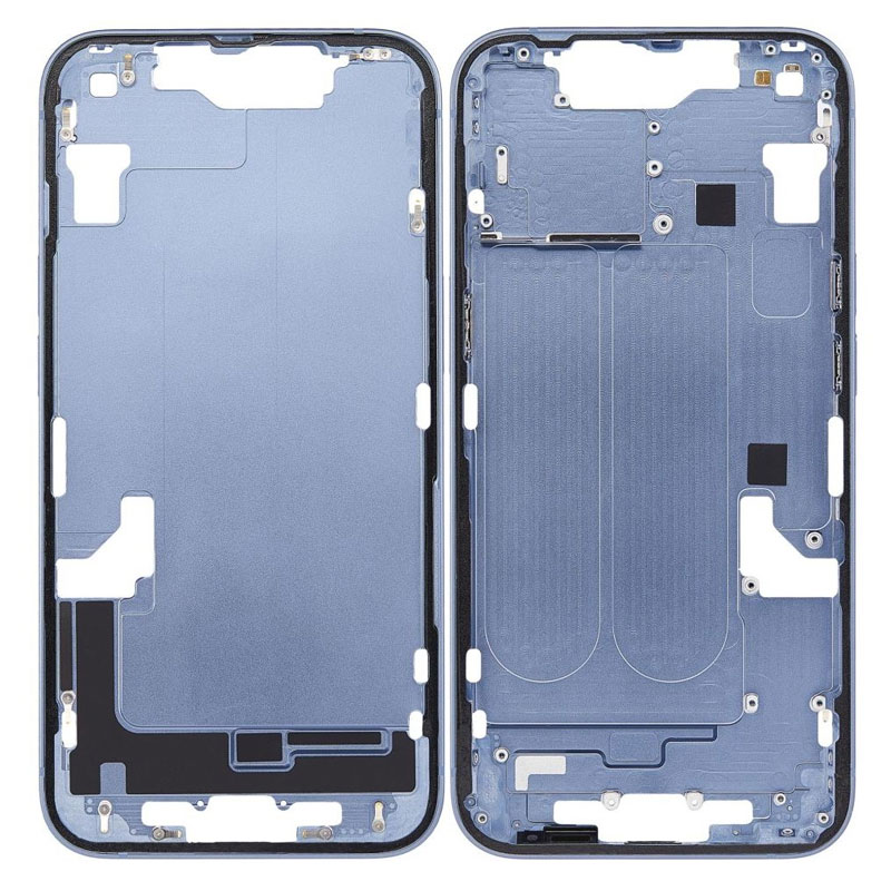 Chasis iPhone 14 con tapa trasera (sin componentes) Azul