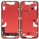 Chasis iPhone 14 con tapa trasera (sin componentes) Rojo