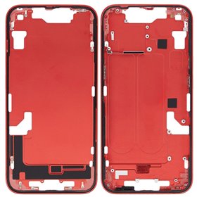 Chasis iPhone 14 con tapa trasera (sin componentes) Rojo