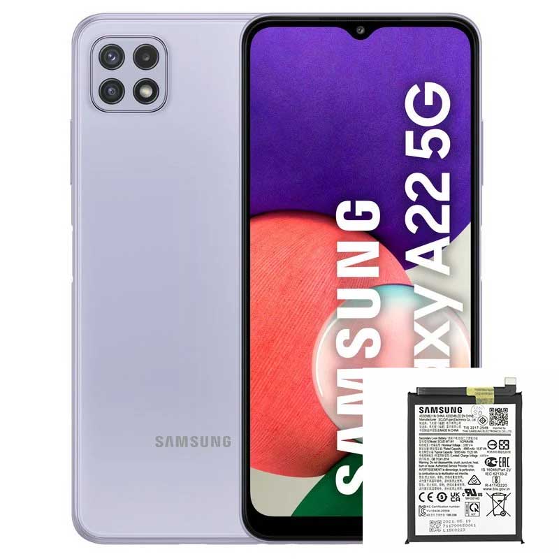 Cambio bateria original Samsung Galaxy A22 5G A226 Service Pack