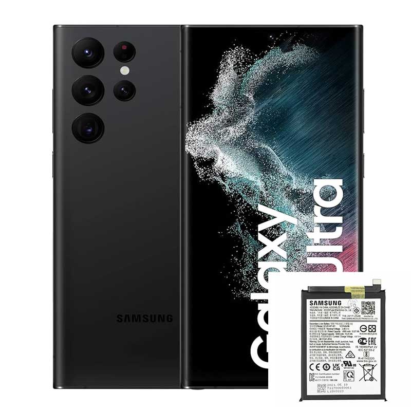 Cambio bateria original Samsung Galaxy S22 Ultra 5G S908 Service Pack