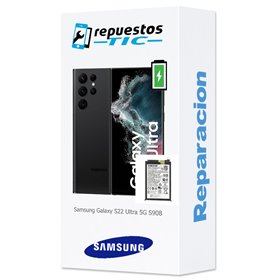 Cambio bateria original Samsung Galaxy S22 Ultra 5G S908 Service Pack