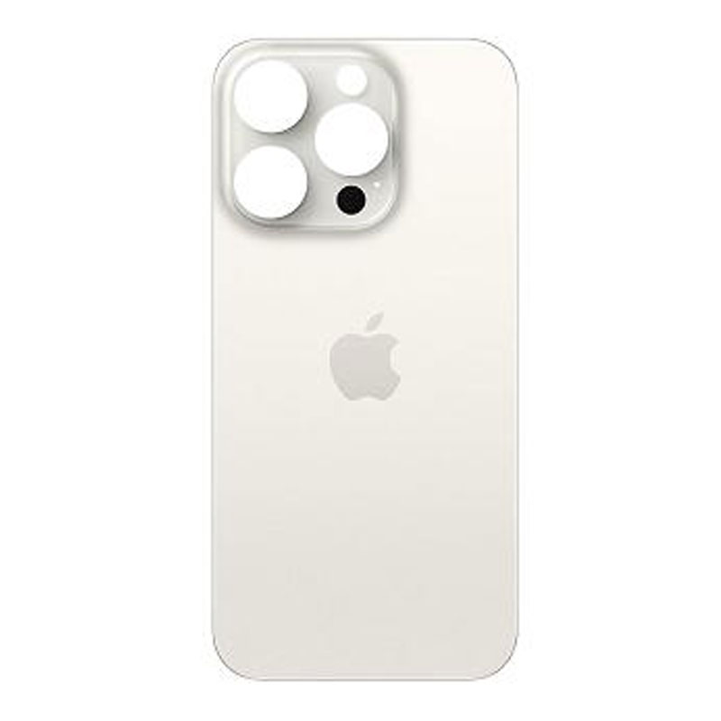 Tapa trasera iPhone 15 Pro Max Blanca